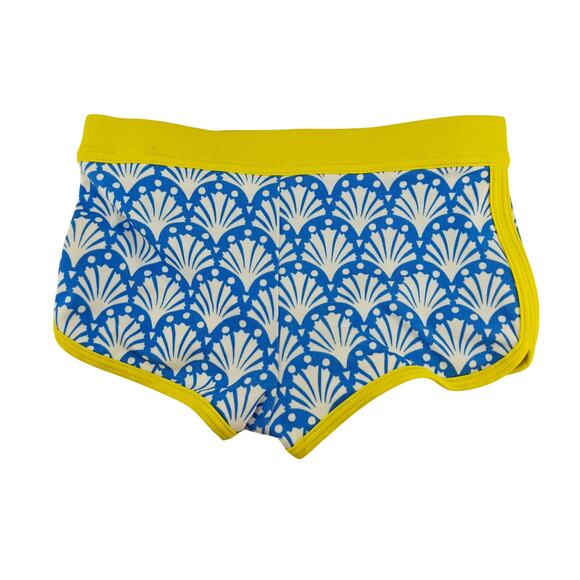 Mini Boden Blue Scallop Shell Print Swim Shorts Bottoms 4-5Yrs - Picture 5 of 5